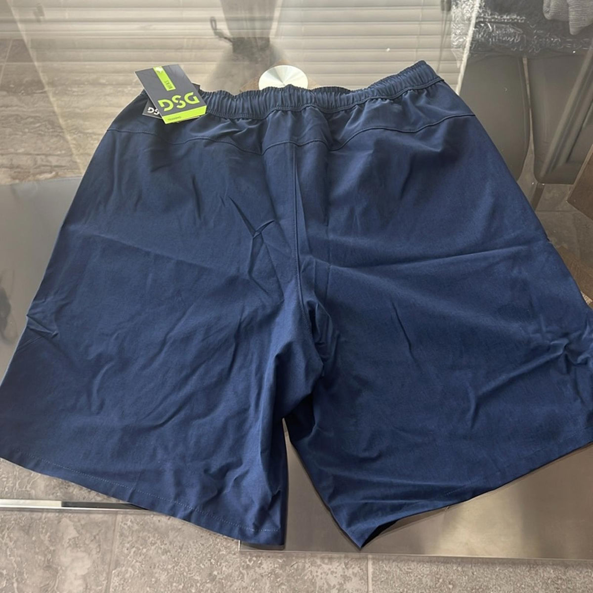 DSG 8” Agility Woven Shorts University Navy Heather, Size S New w/Tag