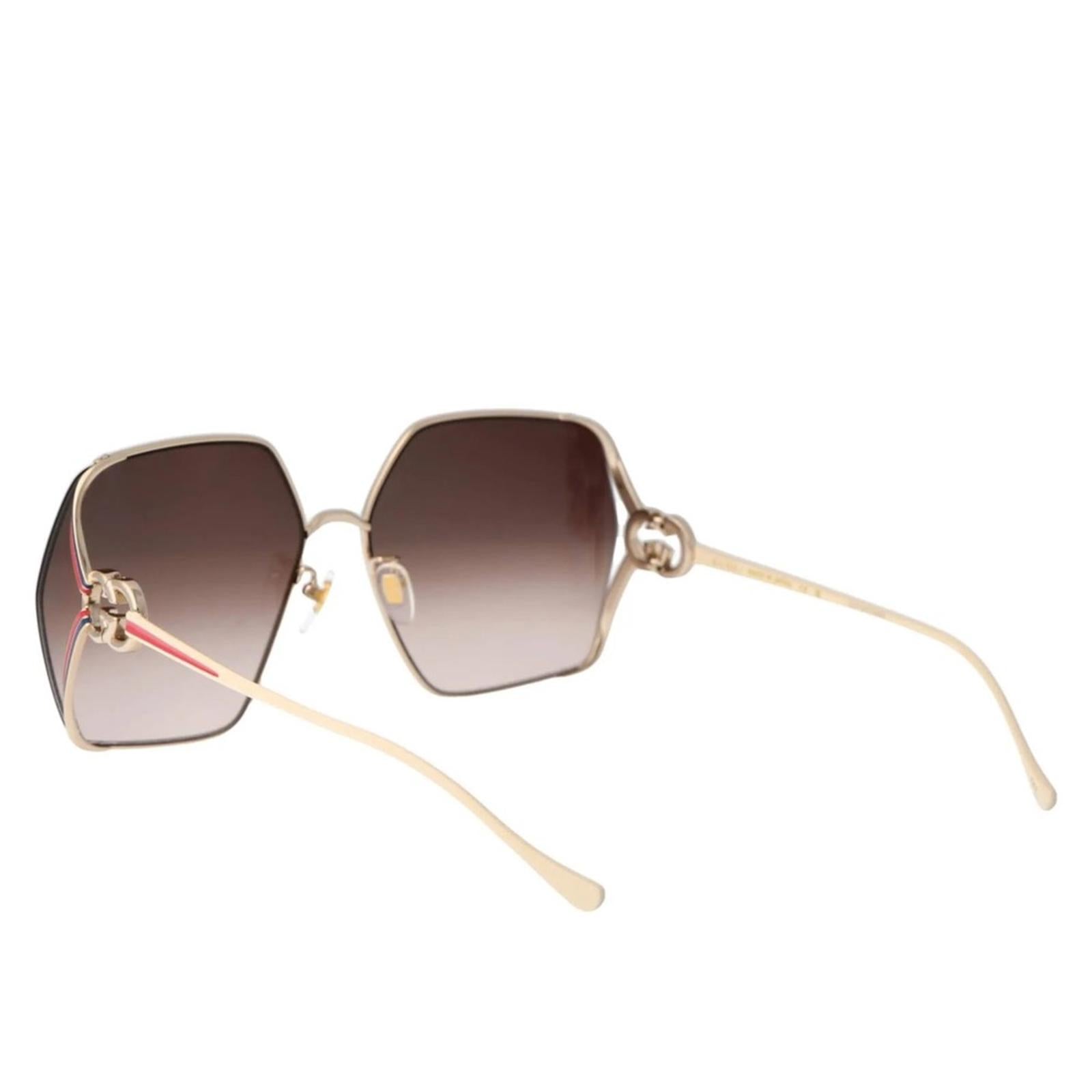 NEW Gucci Women's GG1322S 64mm Square Sunglasses, New w/o Tag $710