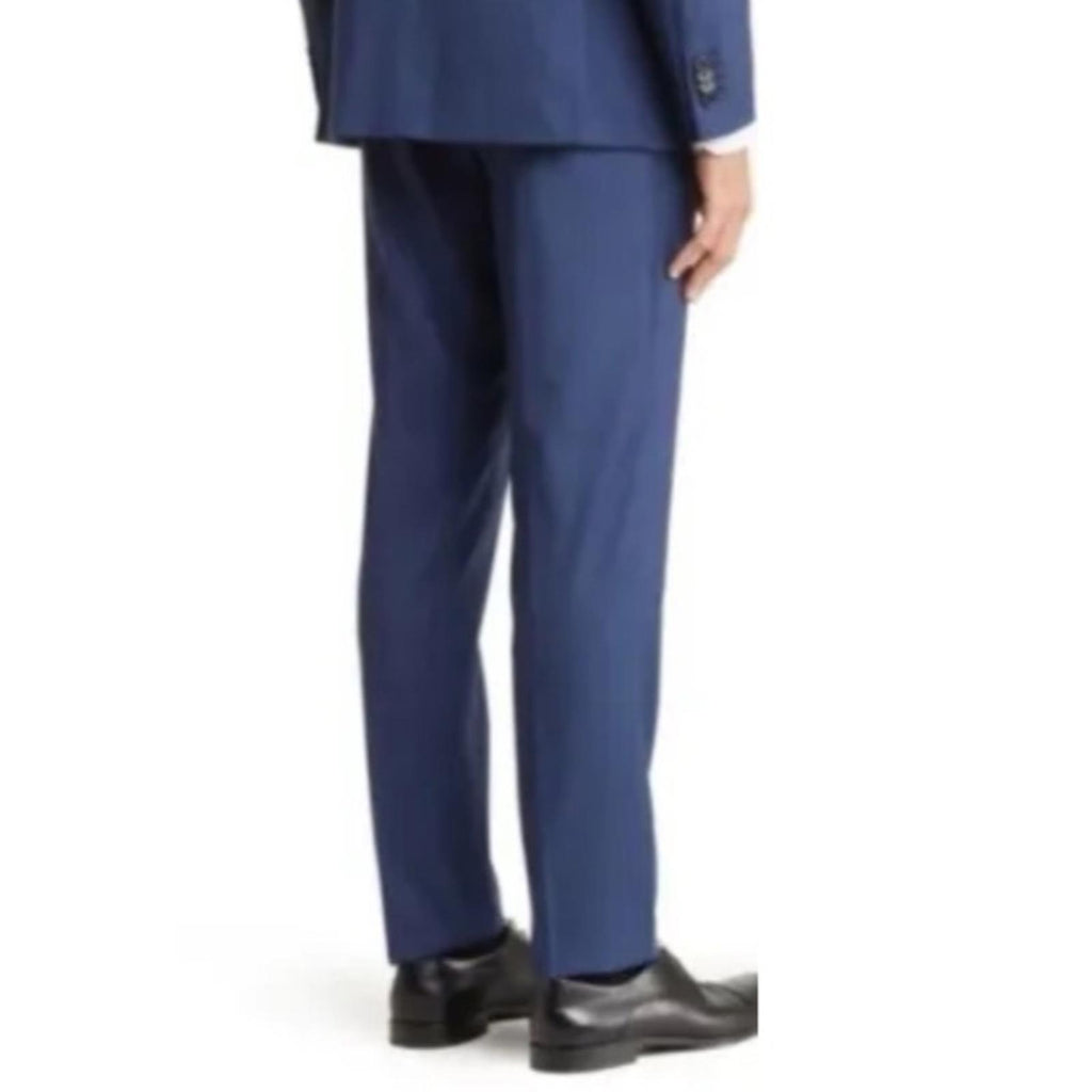 NEW Penguin Blue Birdseye Wool-Blend Dress Pants, Size 36S/30W 30L New w/Tag