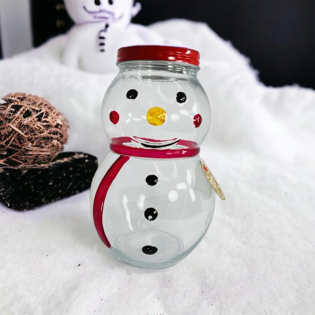 Sleigh Bell Bistro Winter Sweets Snowman Cookie Jar 4.2L (143.1 Oz.) New w/Tag