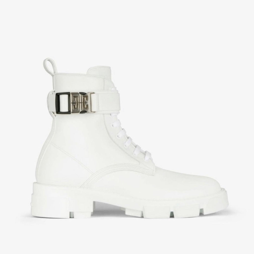 Givenchy Calf Leather Combat Boots, Size EU39 New in Box w/Dustbags