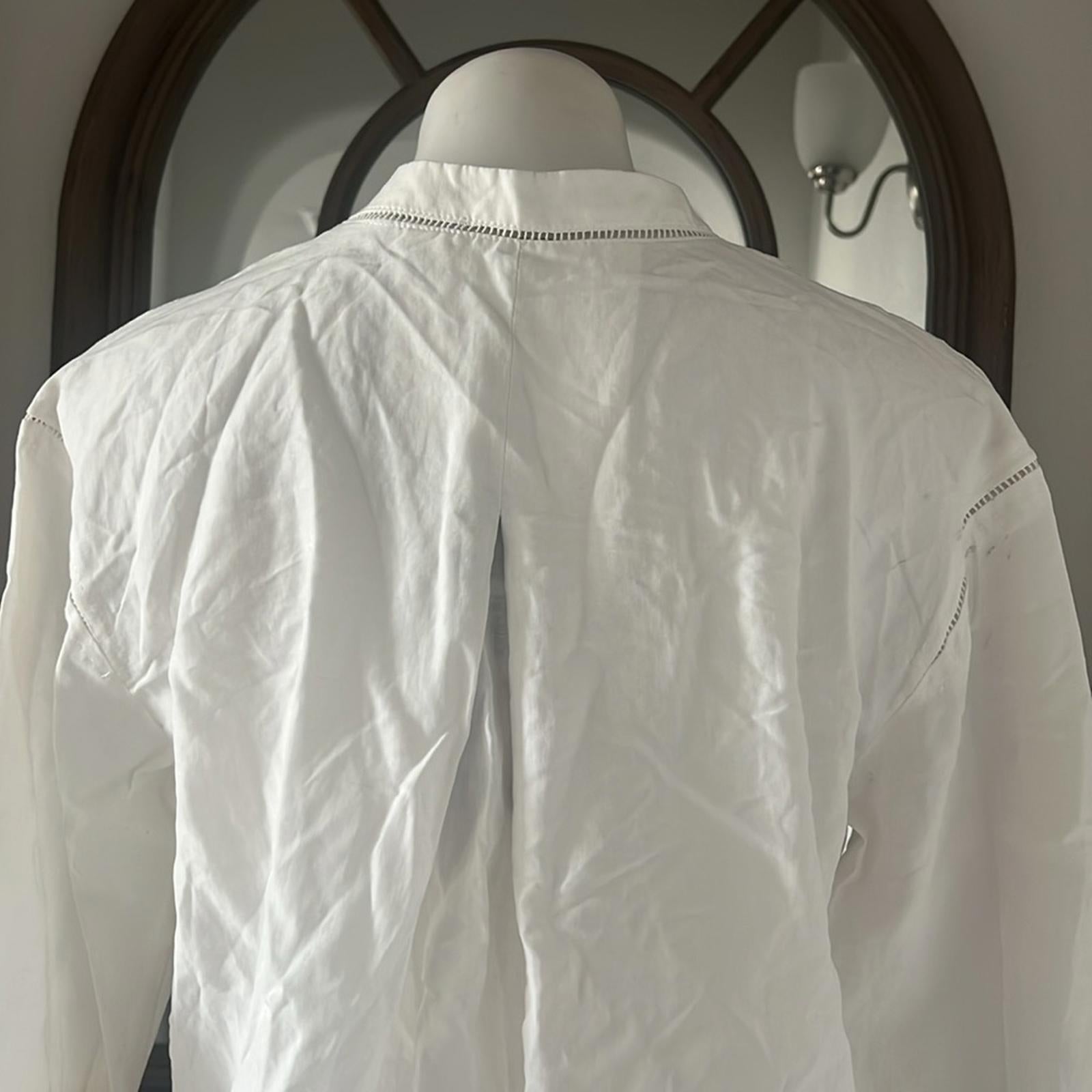 Kobi Halperin Marion Blouse in White, Size S NEW w/Tag $298