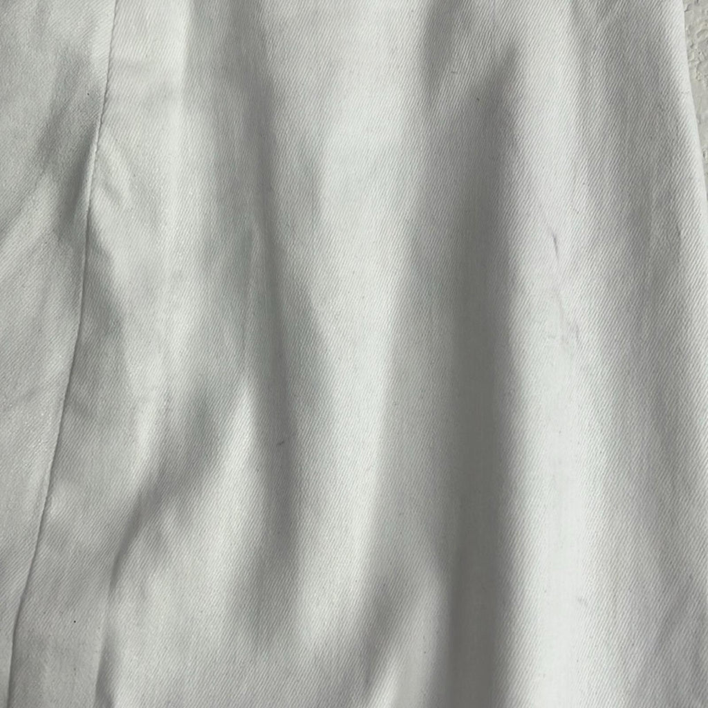 L'Agence Brandy Pull On Pencil Skirt in Coated White, NWT, Size XS $235