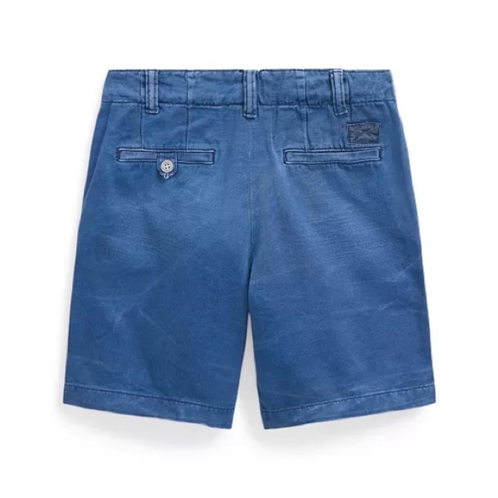 Polo Ralph Lauren Big Boys Cotton Twill Short in Old Royal, Size 8 NEW w/Tag