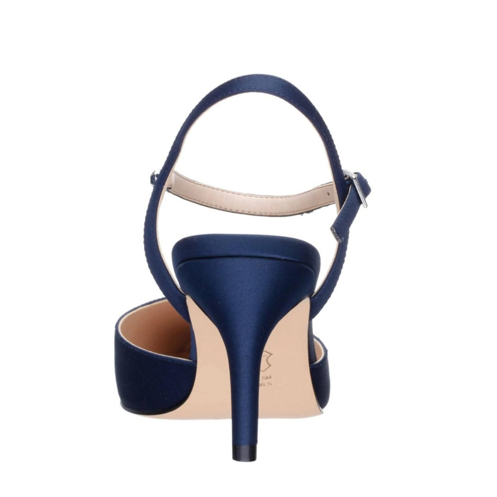 NEW Nina Tucker Crystal Dress Pump, New Navy Luster Satin Size 10M (New in Box)