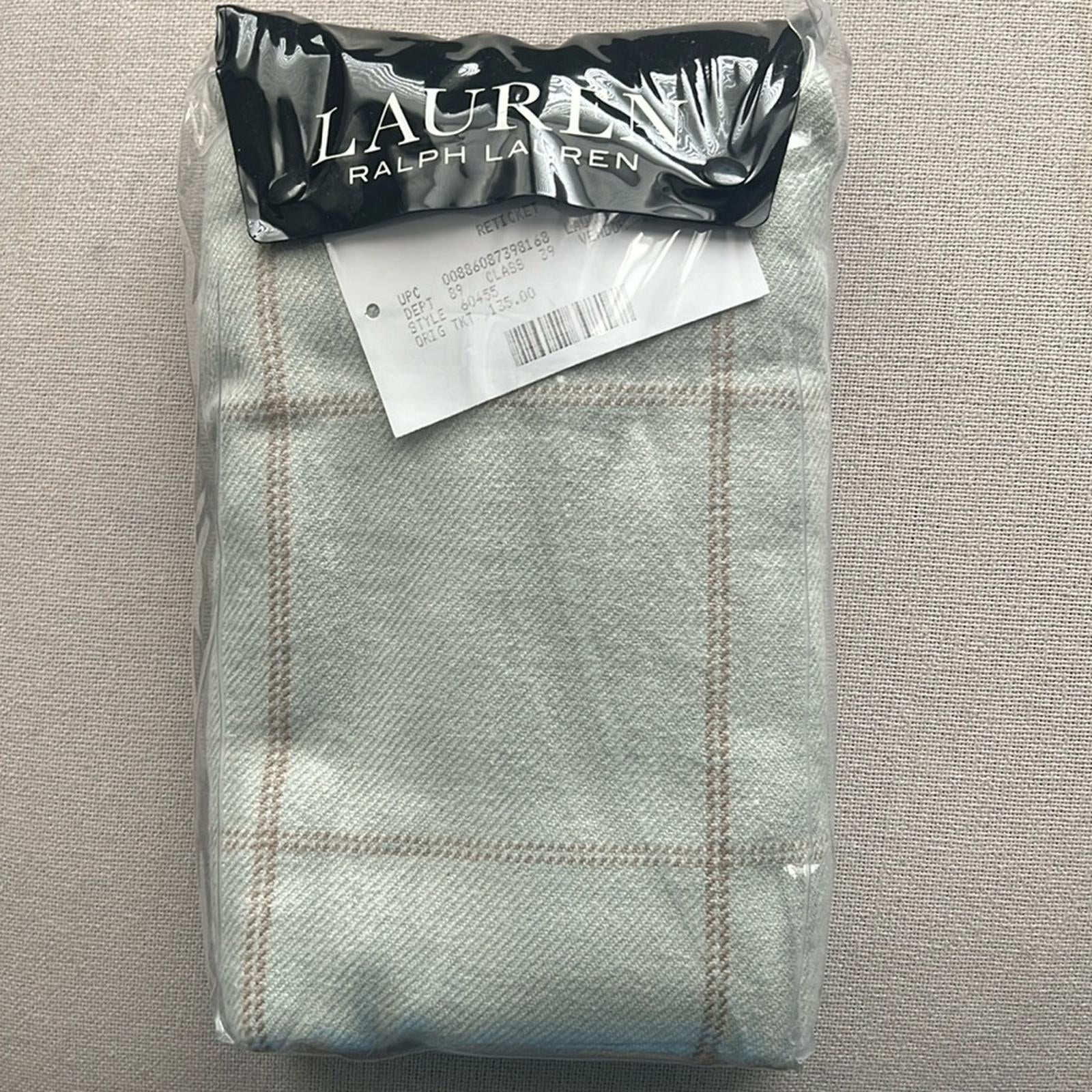 Ralph Lauren Julianne Euro Sham in Sage Cotton Linen NEW Retail $135