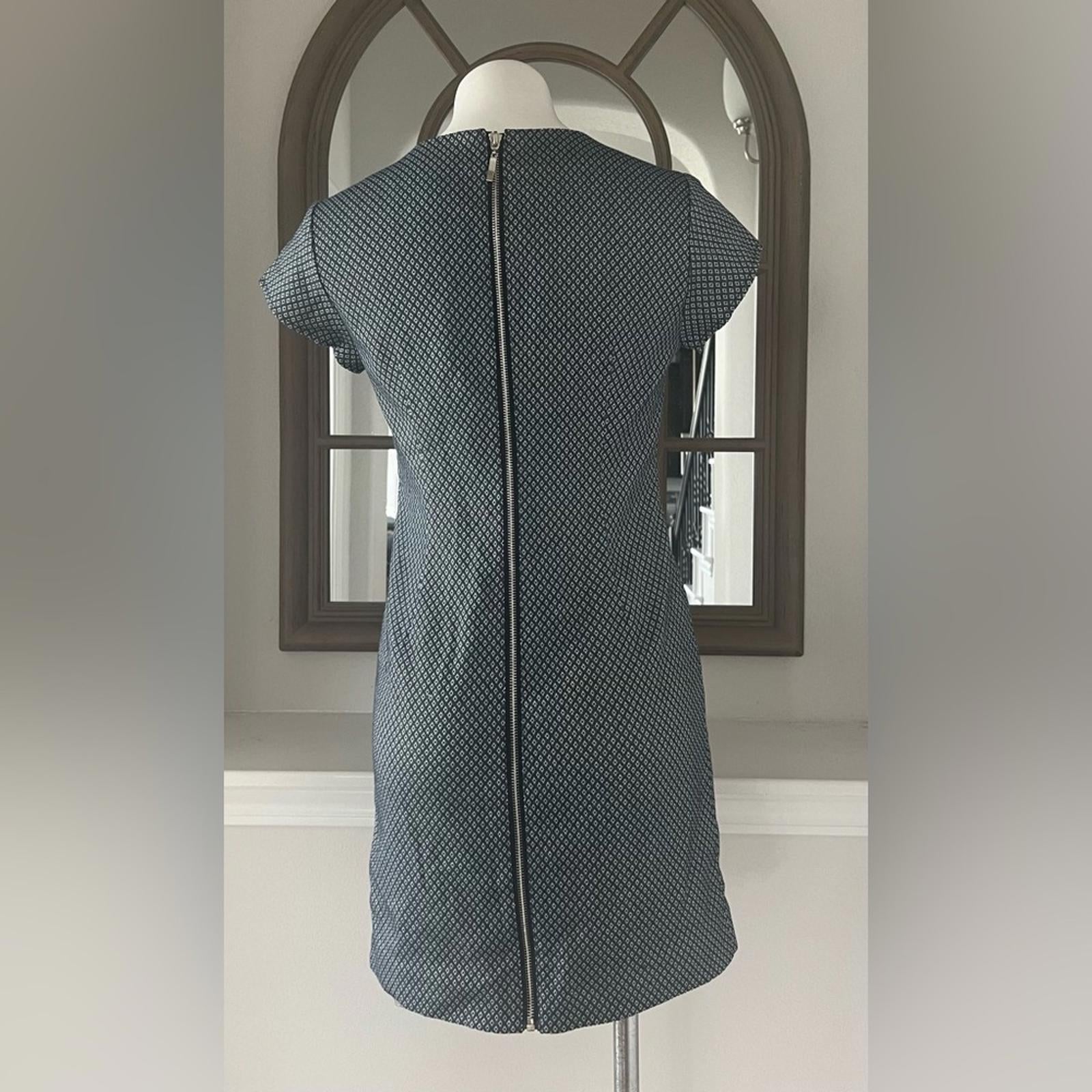 Piplette by Alice Ritter Geometric Print SS Mini Dress, Size M EXCELLENT!