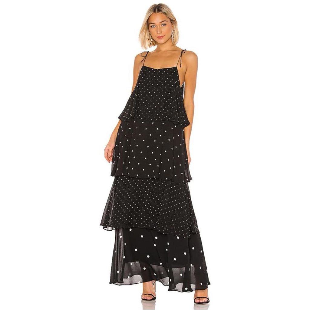 Anine Bing Revolve Daisy Maxi Dress, Black & White Size XS New w/Tag Retail $349