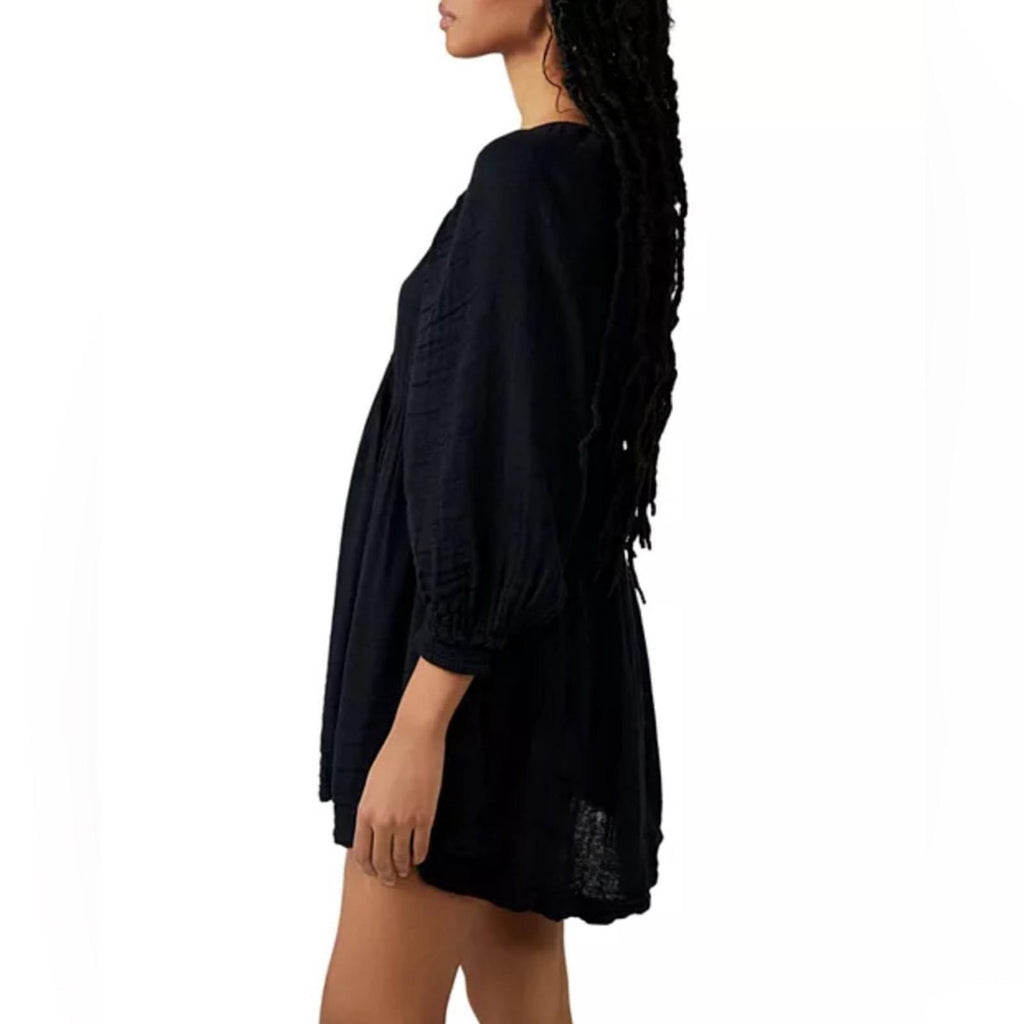 Free People Adler Tunic in Black, Size Small with Tag
