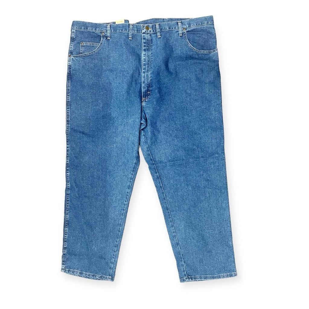 Wrangler Stretch Relaxed Fit Big & Tall Jeans, Stonewash Size 50 X 30 New w/Tag