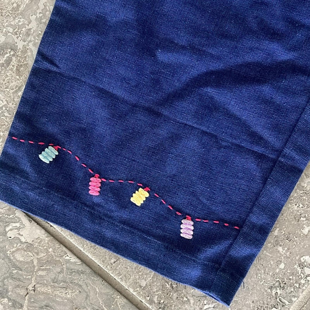 Jacadi Woven Blue Casual Bottoms in a Relaxed Fit, NWT, Girl’s Size 12