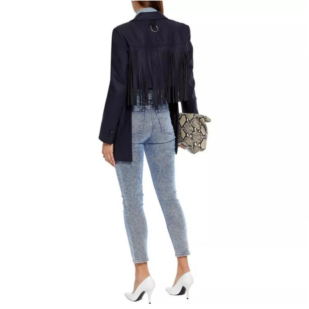 IRO Oilie High-Rise Skinny Jeans in Light Denim Acid Wash Size 24 New w/Tag $380