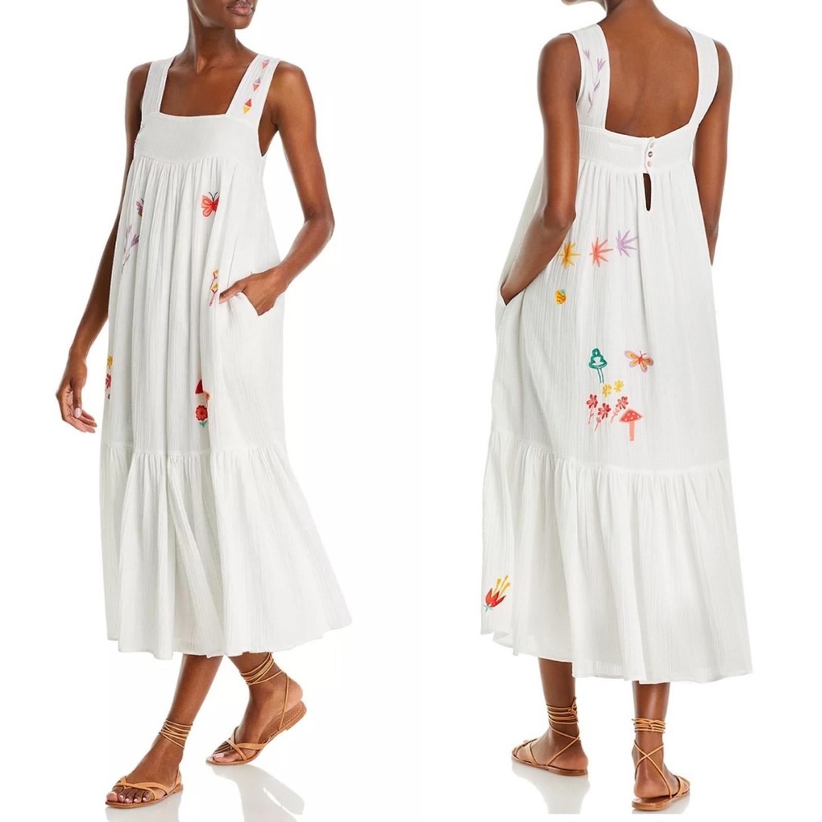 MOTHER The Love Story Summer Dreams Dress in White, NWT, Size L