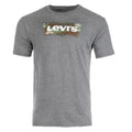 LEVI'S Men's Camo Batwing Logo-Print T-Shirt in Graphite Heather/Gray Size M NEW