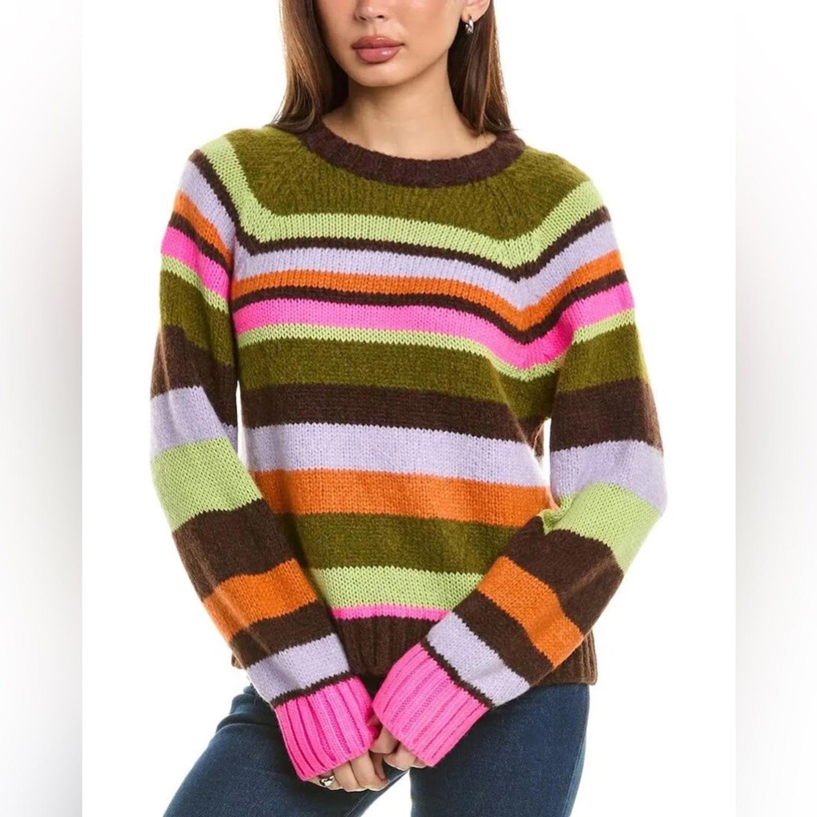 Velvet by Graham & Spencer Striped Sweater Size S, New w/Tag $288