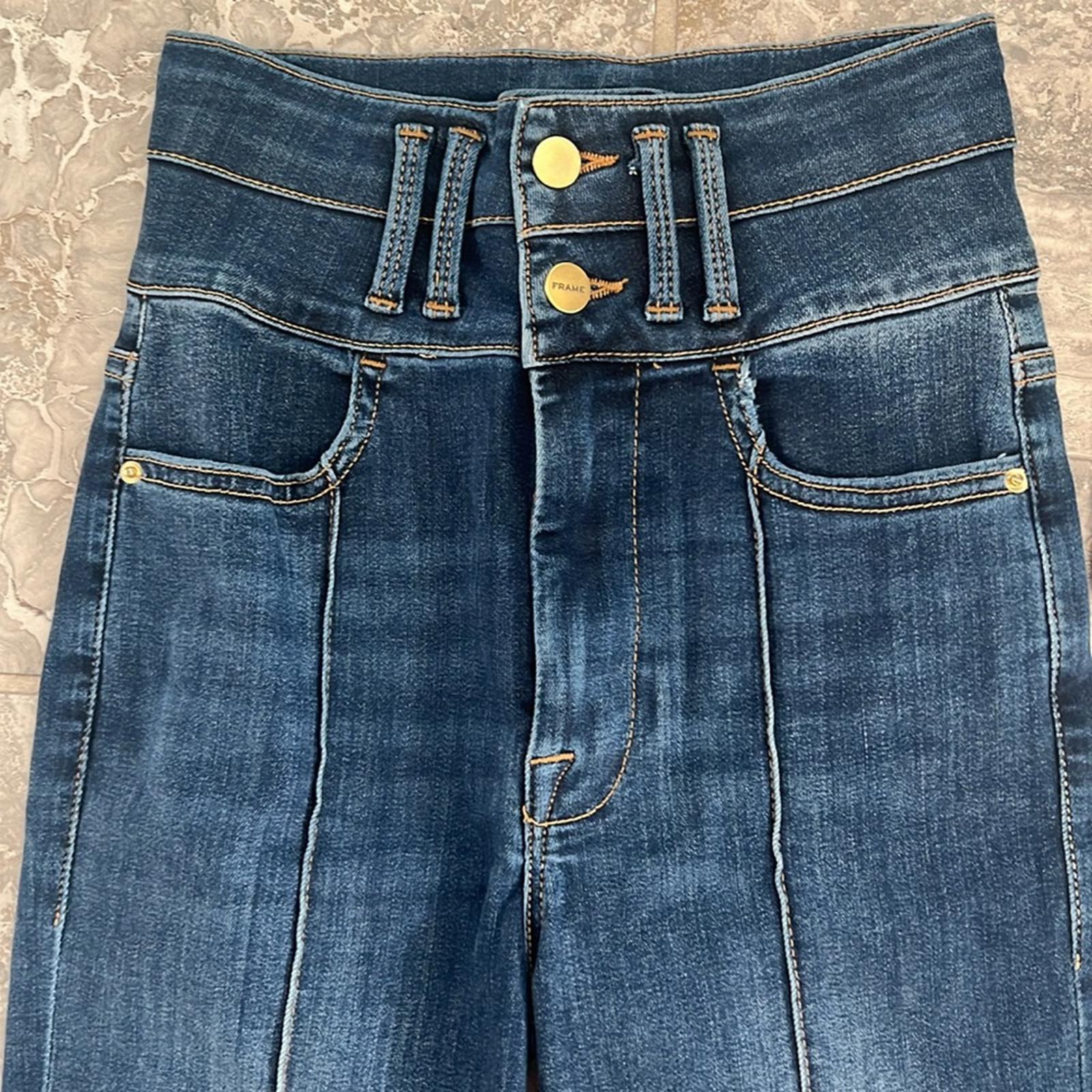 FRAME Le Catroux Cigarette Jeans in Dublin, Size 24 New w/Tag Retail $248