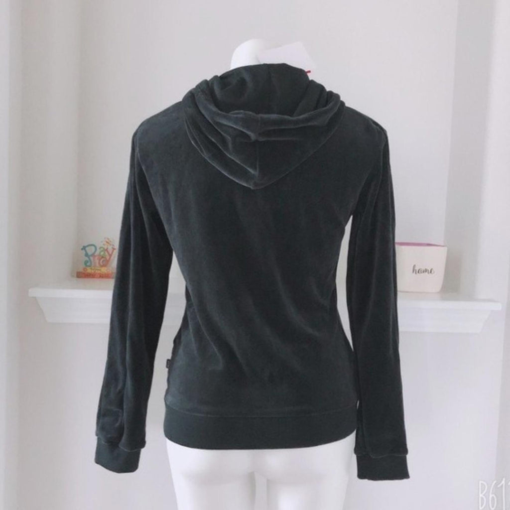 Puma Essentials Cotton Furry Front Zip Hoodie/Jacket in Black Size S NWT
