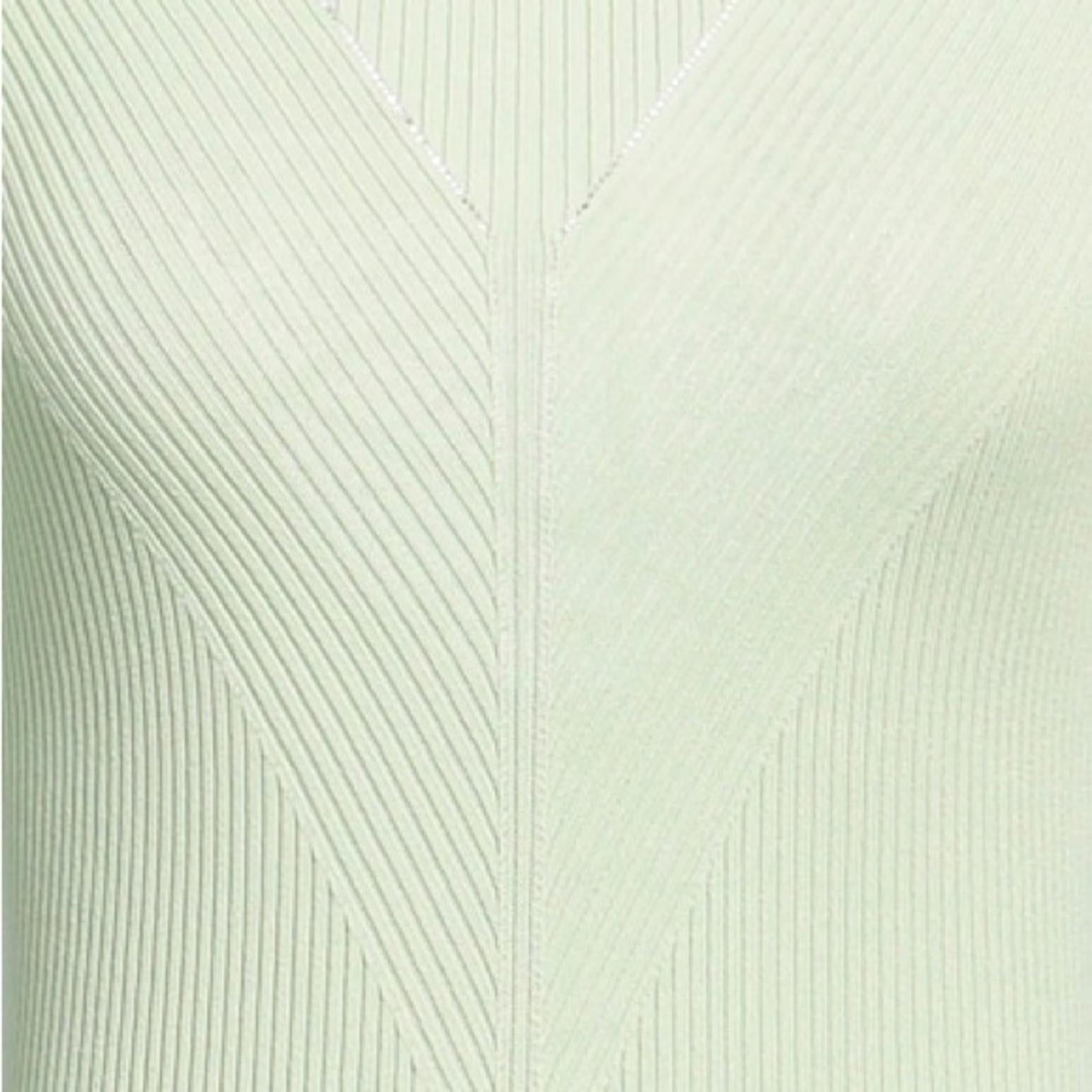 Maje Tie-Back Midi Dress in Green, Size EU 38/ US M, New w/Tag $415