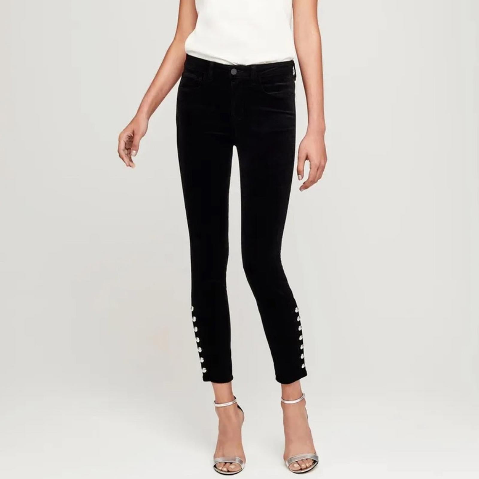NWT L’Agence Piper High Rise Skinny Pants, Size 24 New w/Tag Retail $286