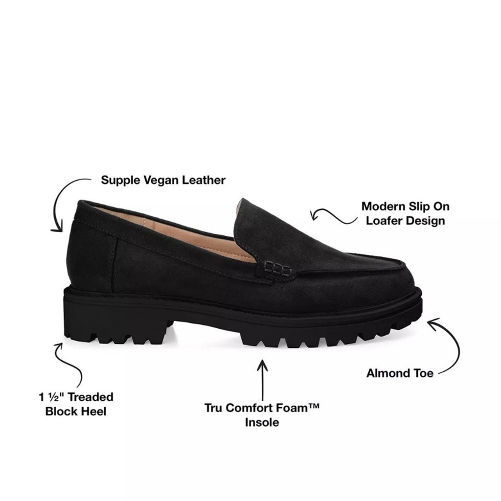 Journee Collection BLACK Tru Comfort Foam Narrow Width Erika Flats, NWT, Size 12