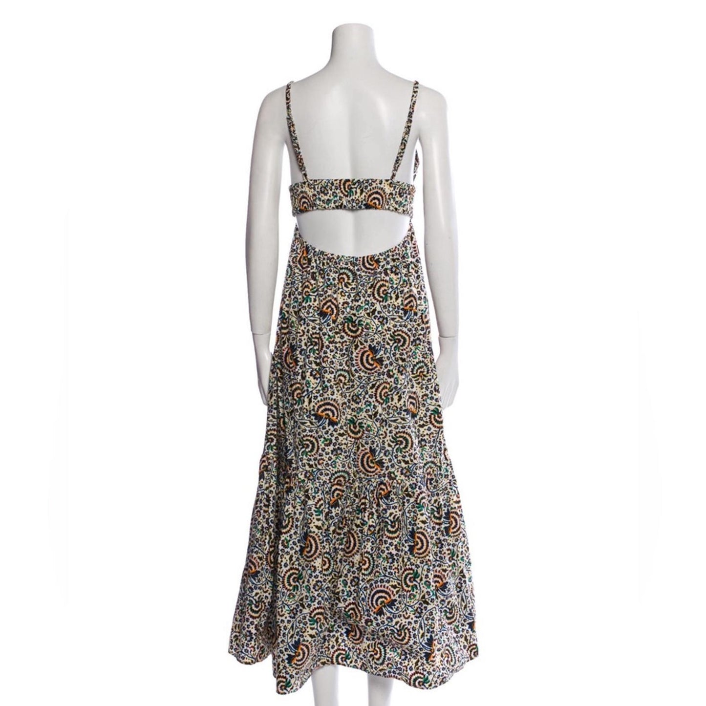 A.L.C. Rhodes Printed Open Back Dress, Size 4 New w/Tag Retail $495