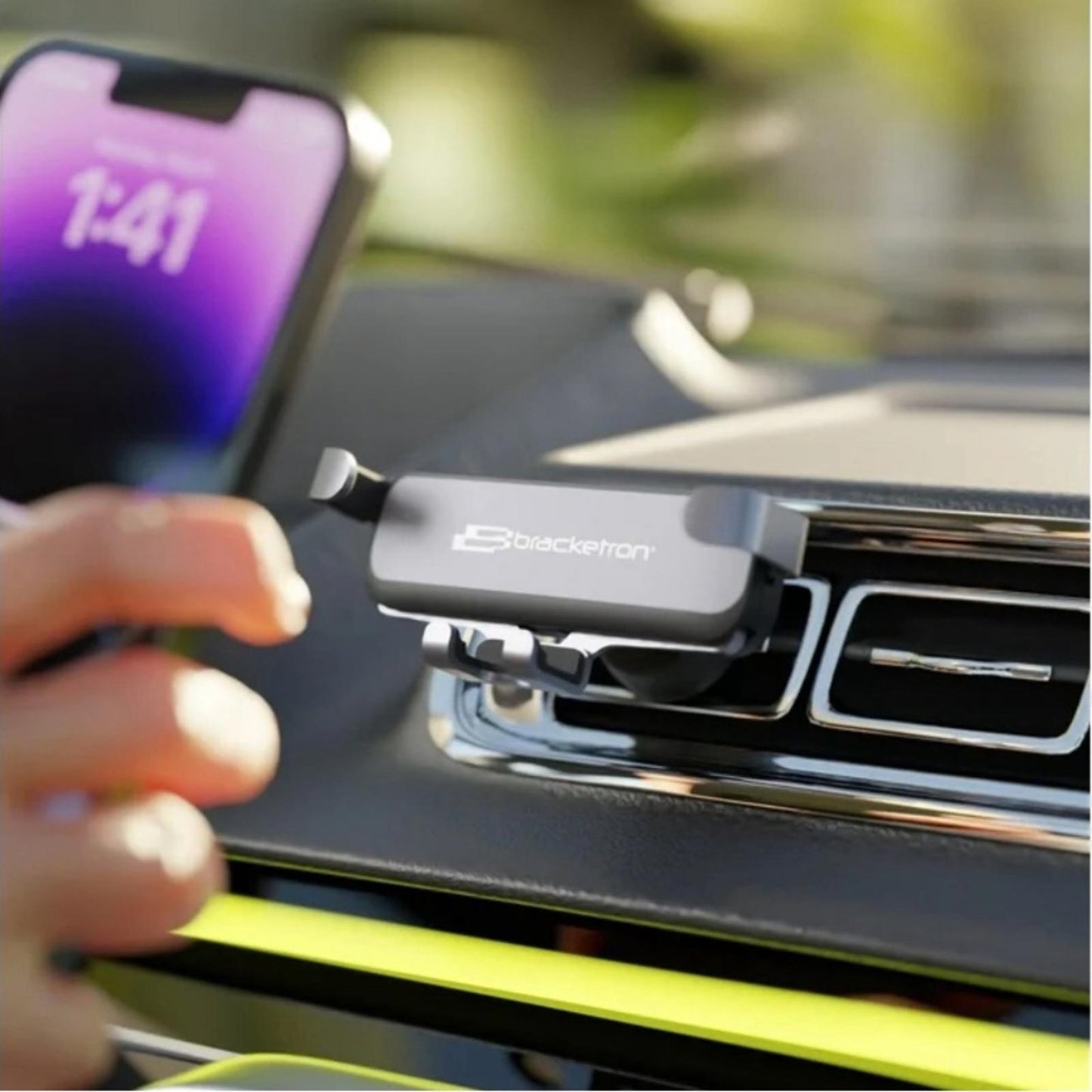 Bracketron AutoGrip Gravity Universal Car Air Vent Phone Mount, New