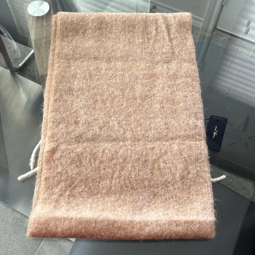 rag & bone Shire Ombré Fringe Scarf, Tan/Beige New w/Tag Retail $250