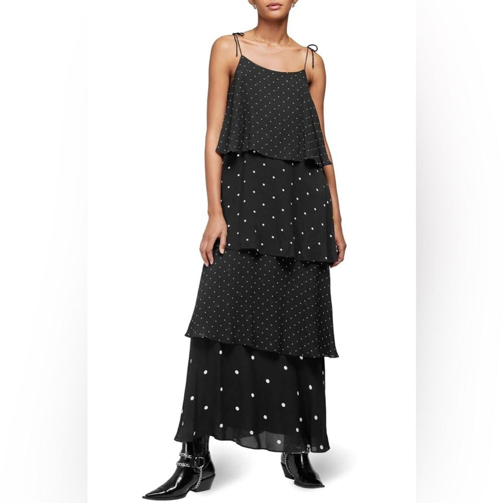 Anine Bing Revolve Daisy Maxi Dress, Black & White Size XS New w/Tag Retail $349