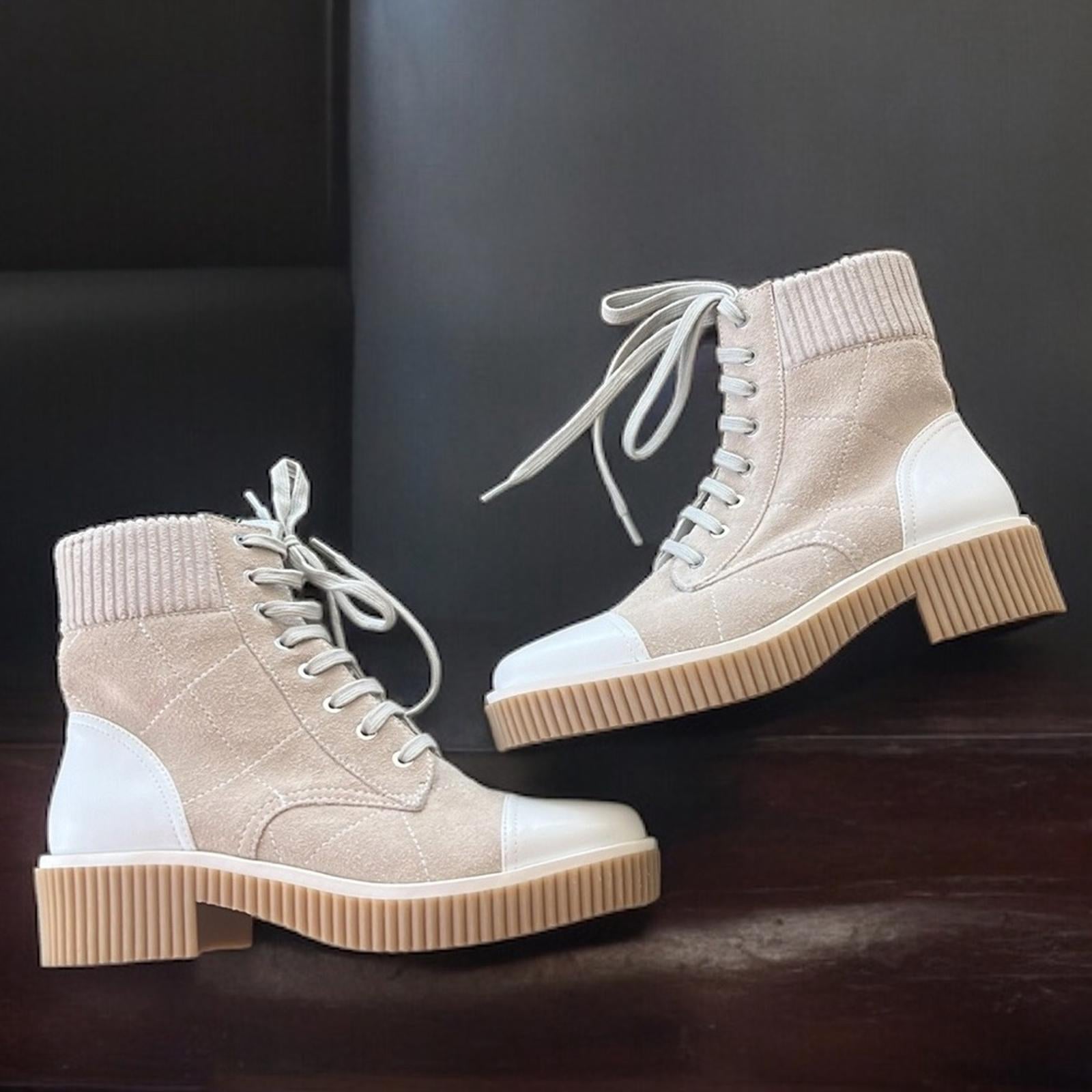 Vaneli Mage Boots in Light Grey Nival Combo, Size 7.5 New w/o Box Retail $250