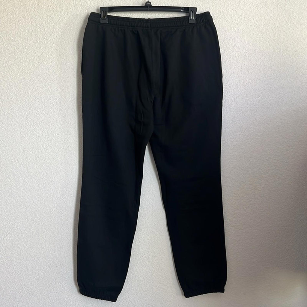 Lacoste Cotton Sweatpants in Black, Size XL, New w/Tag