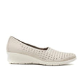 ECCO Felicia Gravel Leather Wedge Heel Shoes, Size EU 41 | US 10-10.5 New in Box