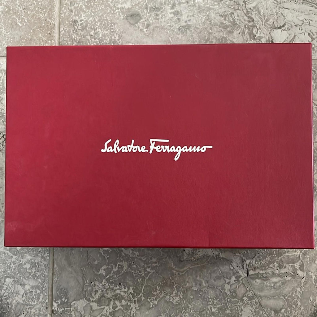 NEW Salvatore Ferragamo Ellas X5 Evening Woven Heels, Clogs Size 6 Retail $1,050