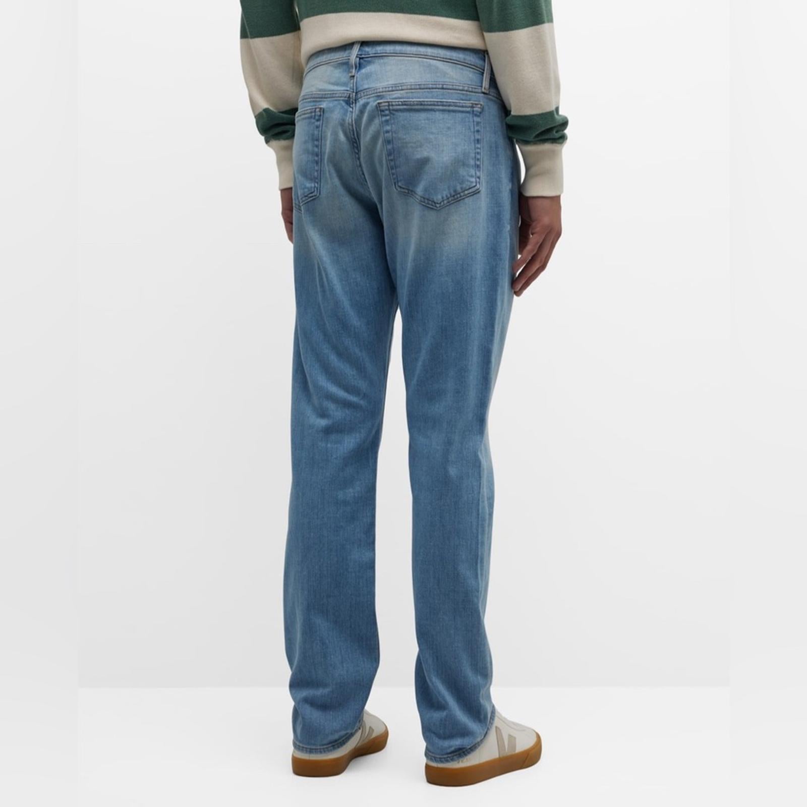 FRAME L’Homme Slim Denim Jeans, Blue Size 33 Retail $208