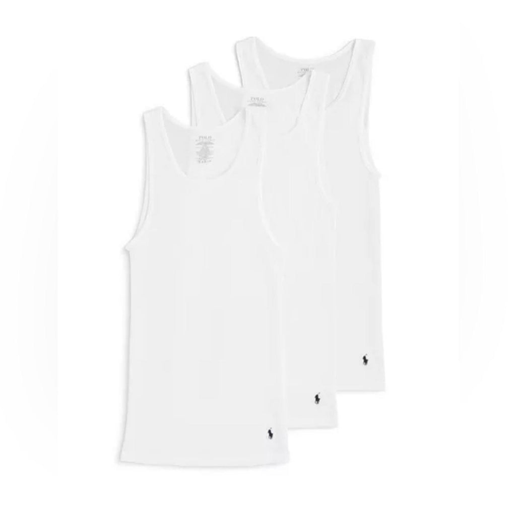 3-Pack Polo Ralph Lauren Ribbed Undershirt in White, New in Box $49.50