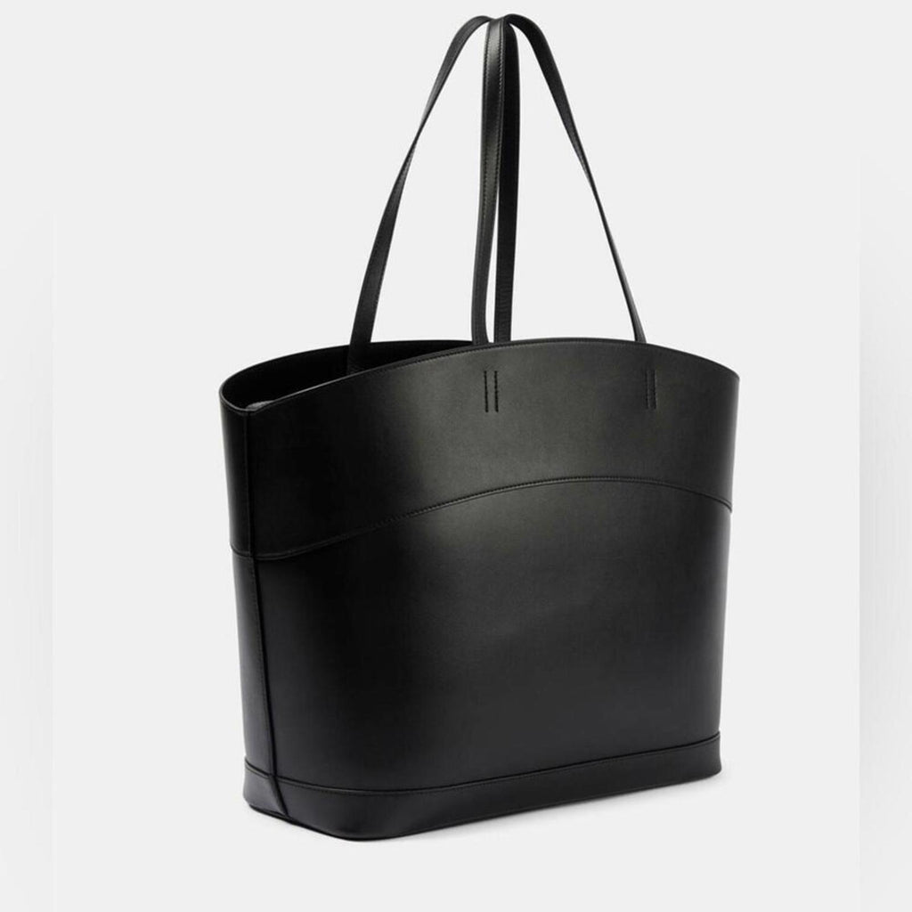 Ferragamo Charming Medium Leather Tote Bag in Black, New with Tag