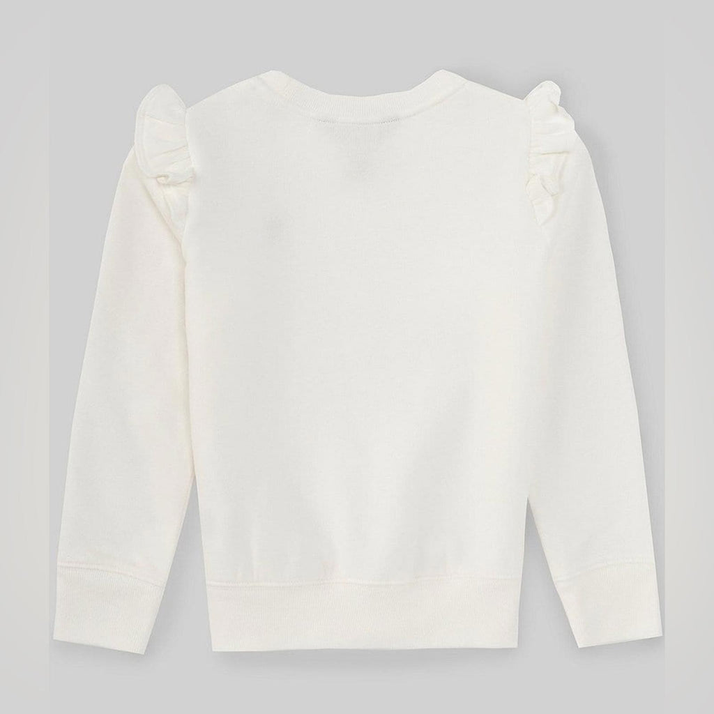 Polo Ralph Lauren Long Sleeve Ruffled Fleece Sweatshirt, Big Girls XL (16) NWT