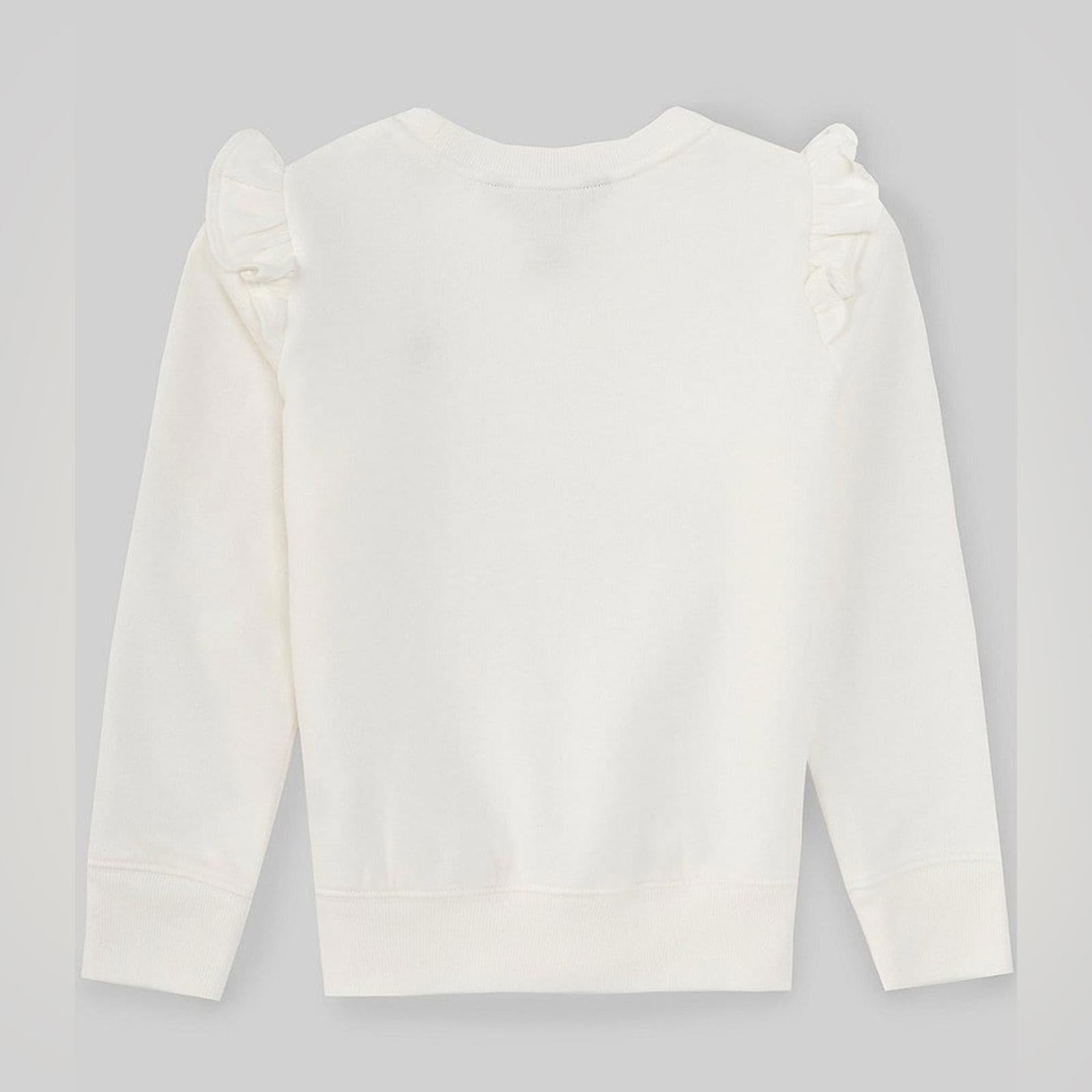 Polo Ralph Lauren Long Sleeve Ruffled Fleece Sweatshirt, Big Girls XL (16) NWT