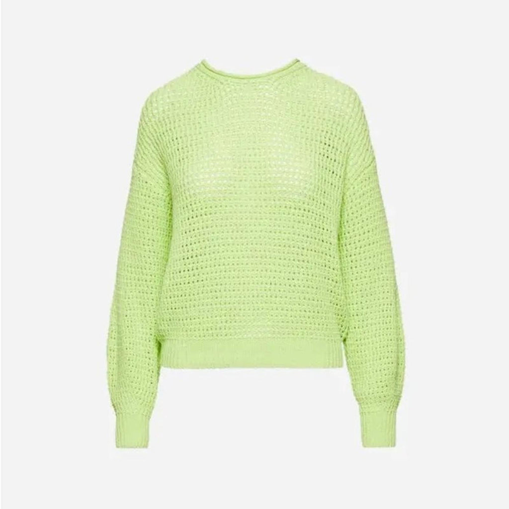 New A.L.C Loose Knit Sweater in Lime Green, Size XL New w/Tag Retail $350