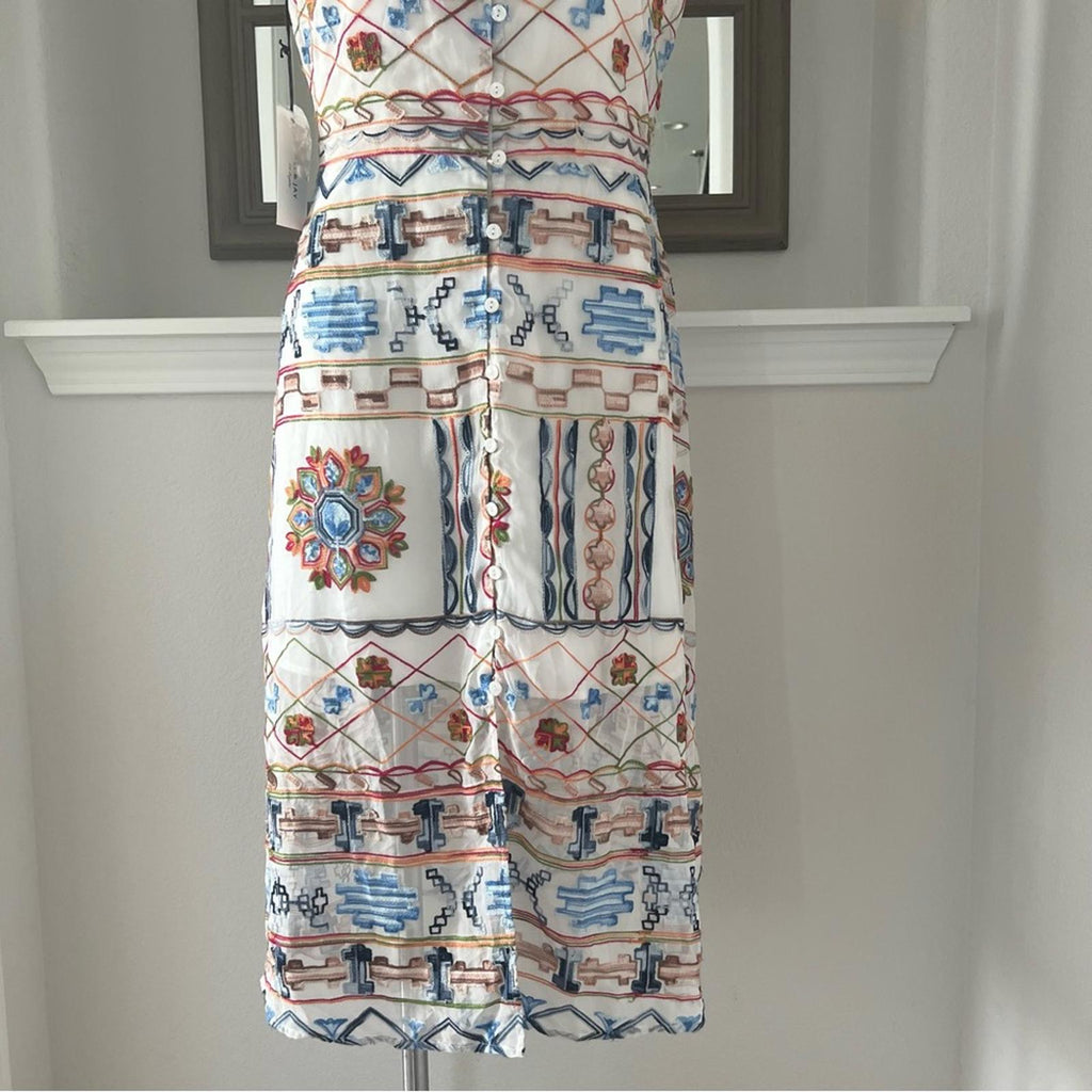 Ali+Jay Embroidered Midi Dress, Size L New w/Tag Retail $148