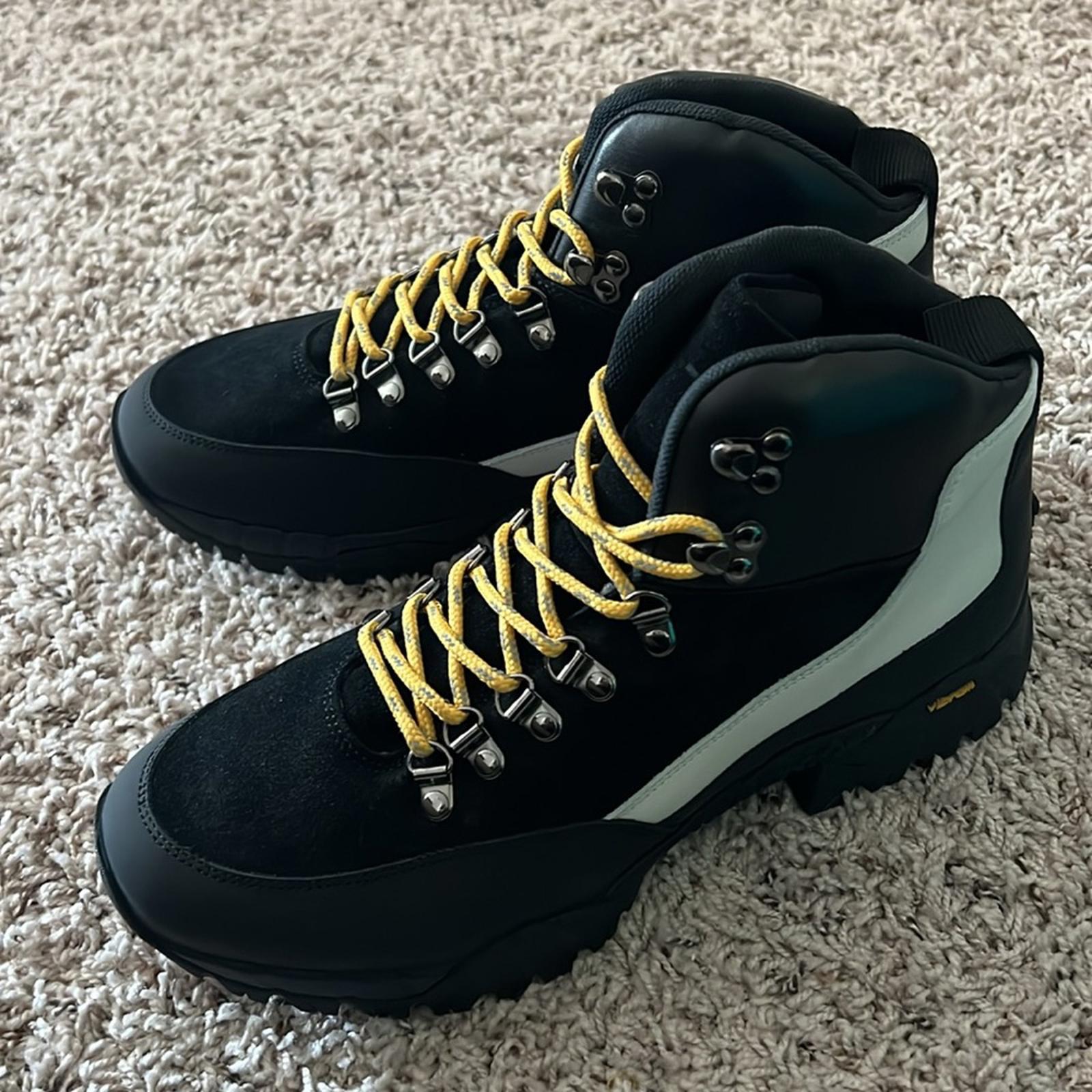 J. Linderberg Hiker High Boots in Black, Size 42 New in Box