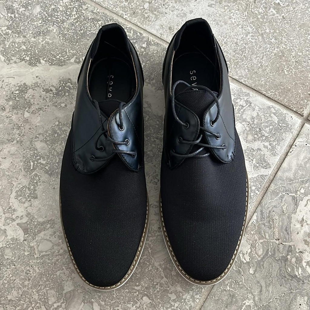 Seven 91 Duzce Oxford Shoes in Black Size 10 EU 43 New without Box