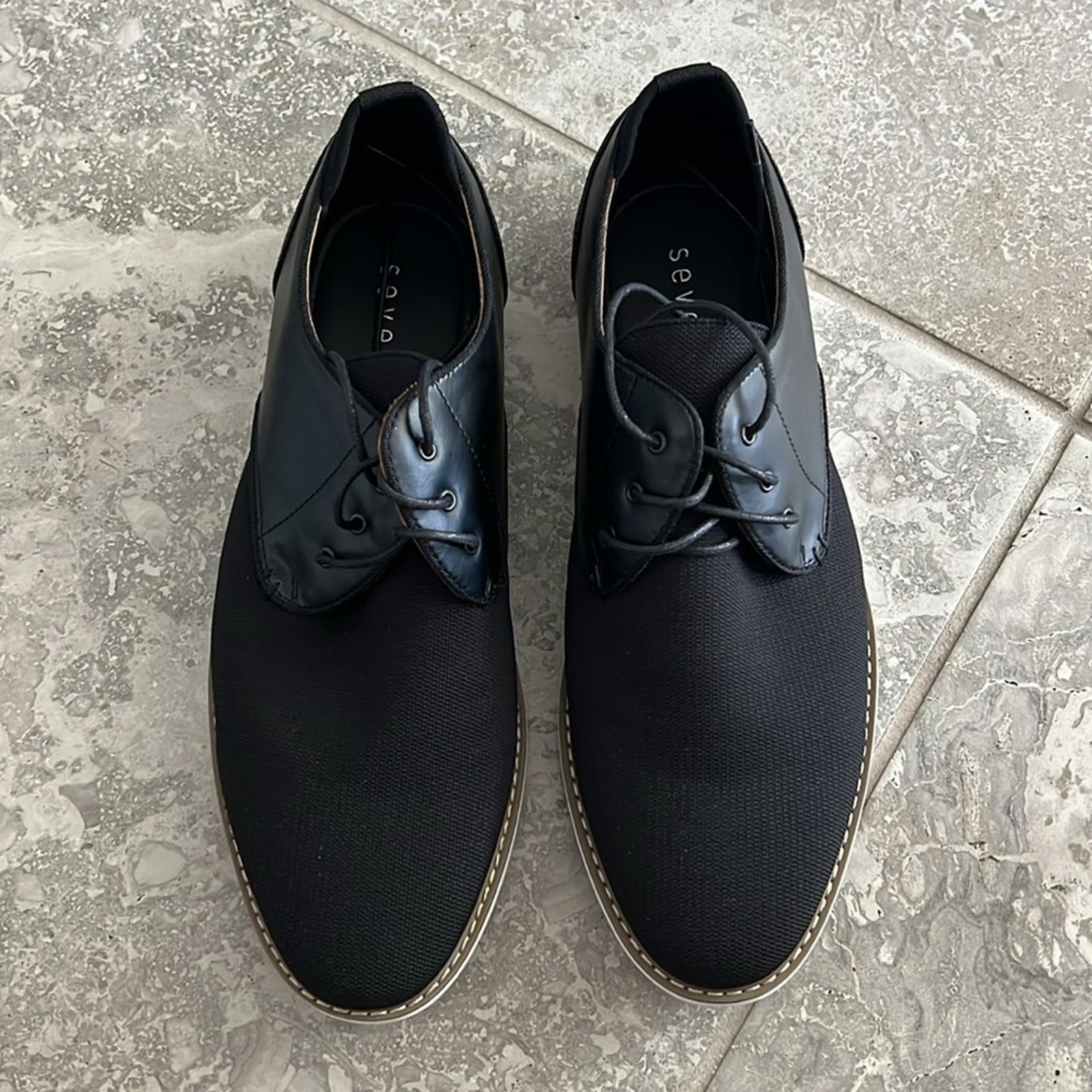 Seven 91 Duzce Oxford Shoes in Black Size 10 EU 43 New without Box