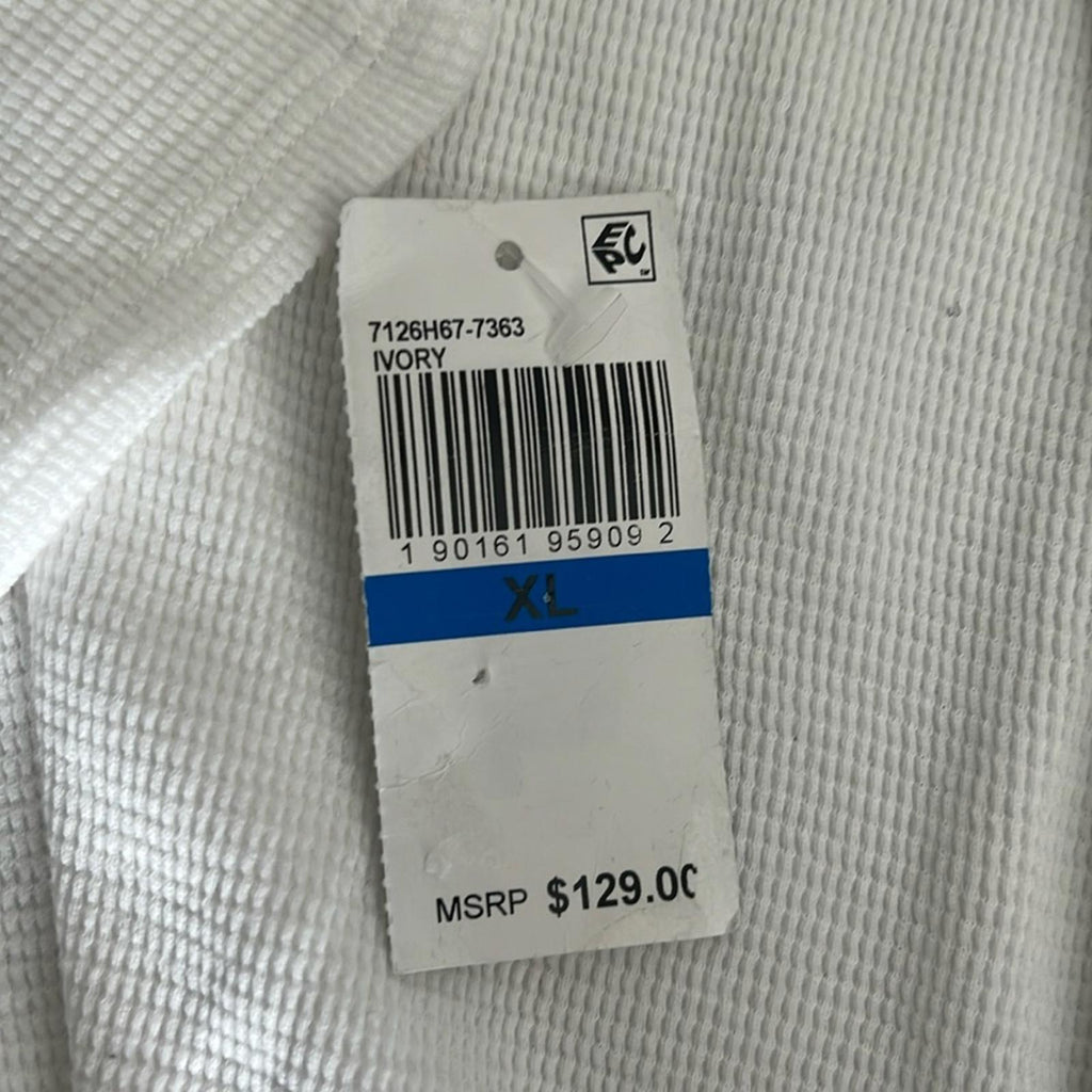 Paige Daniella White Long Sleeve Top, Size XL NWT