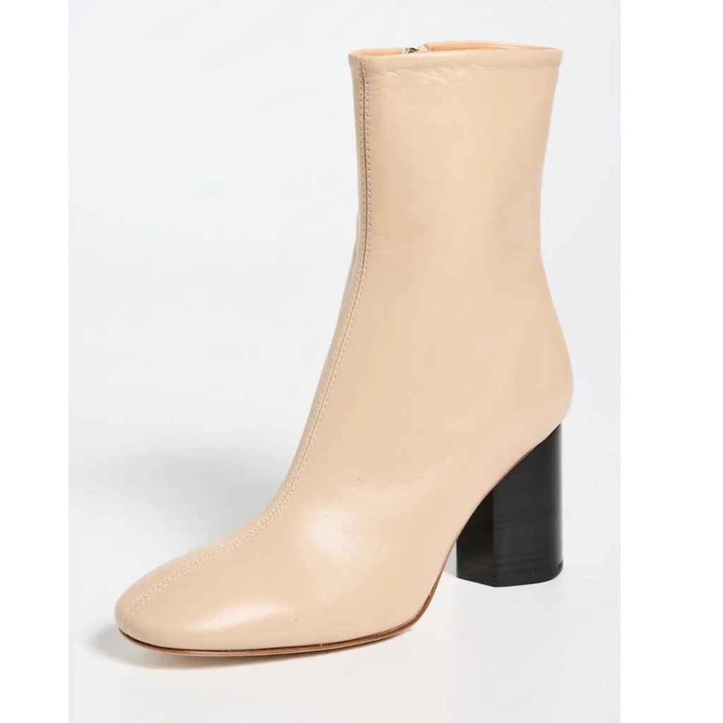 AEYDE Alena Nappa Leather Latte Boots, NEW, EU Size 40