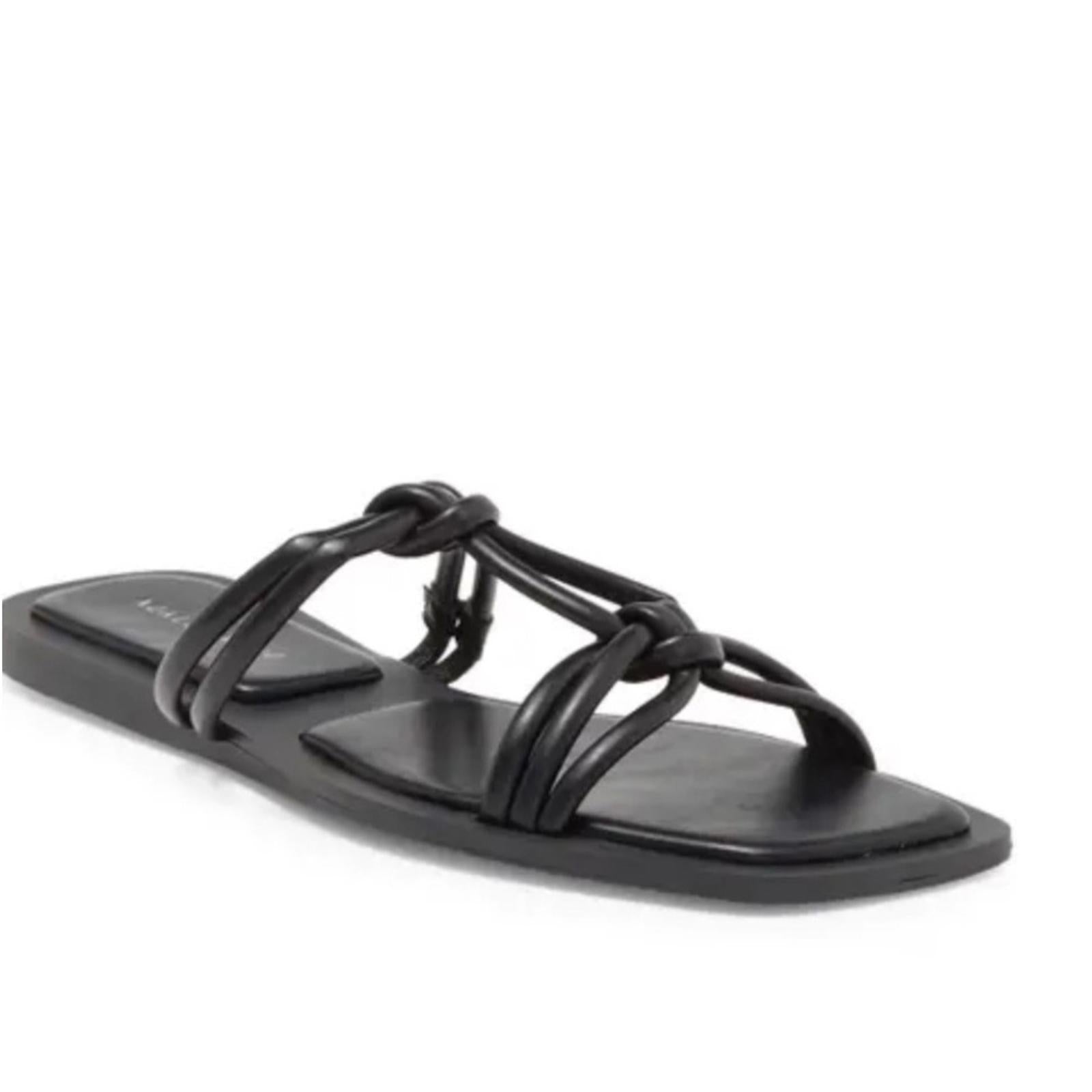 Azalea Wang Stetson Black Sandals, Size 7 NEW w/o Box