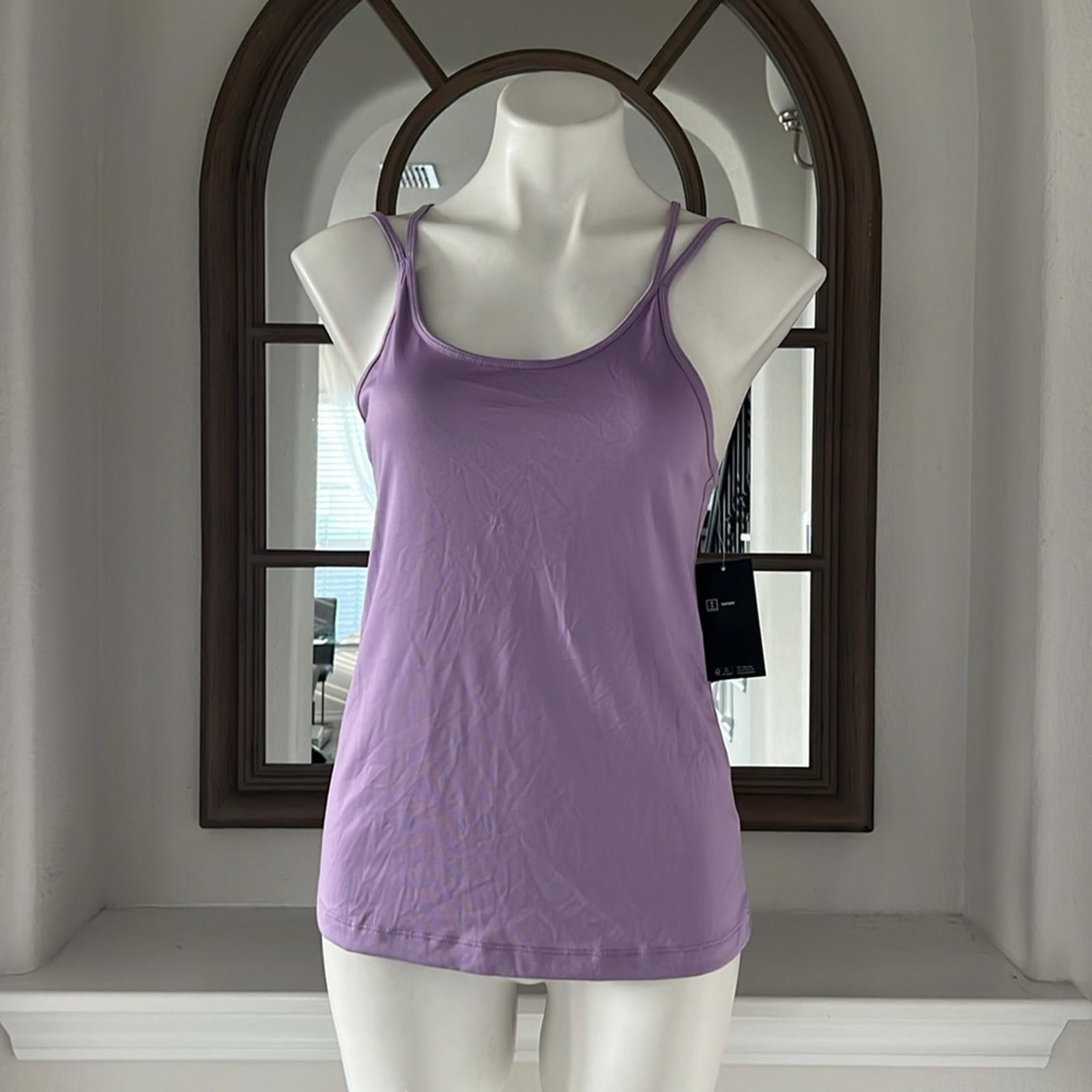 ID-Ideology Solid Strappy-Back Techy Knit Tank, Rhapsody, Size XX-Large NWT