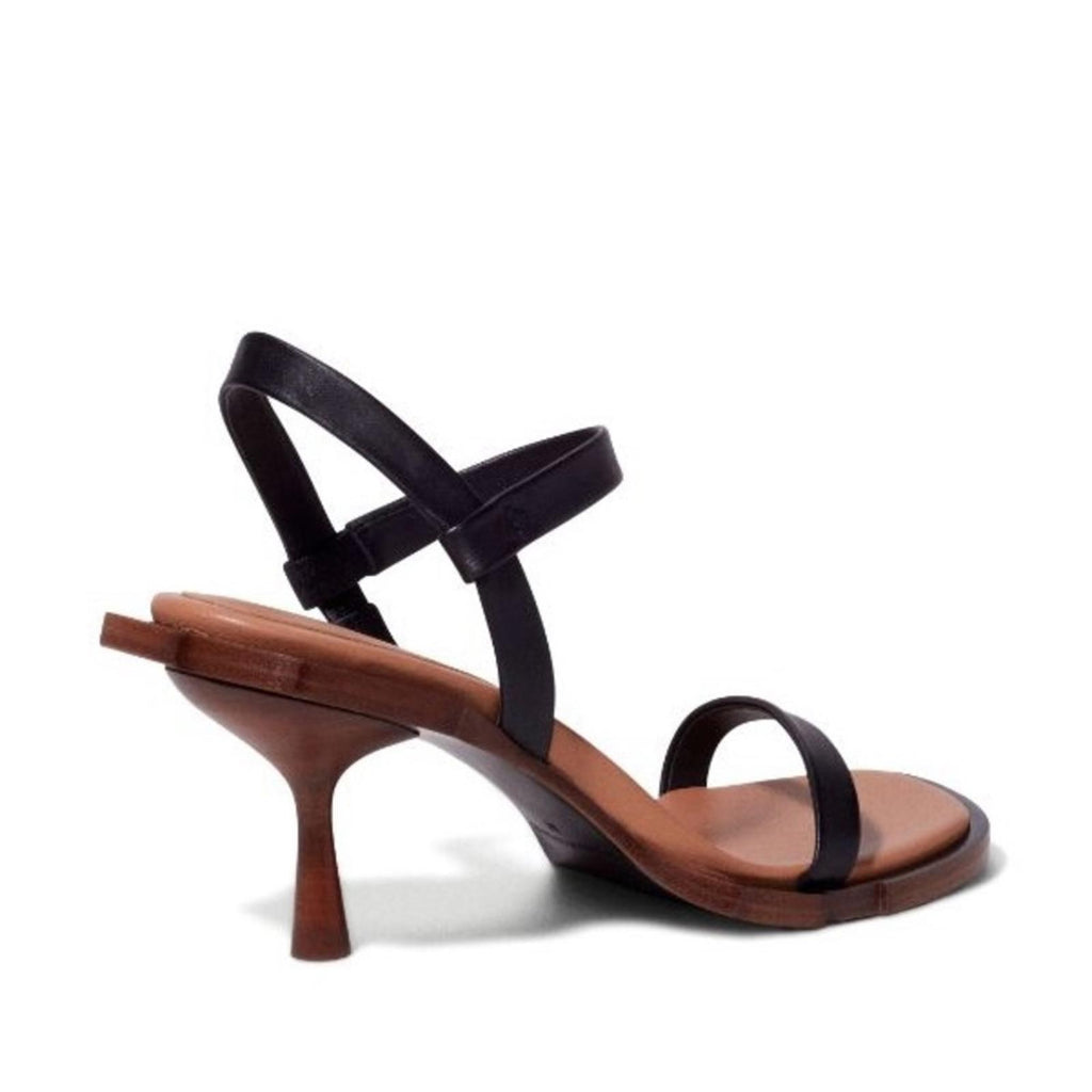 Simkhai Roma Heeled Leather Sandals, Black Size 41 New in Box