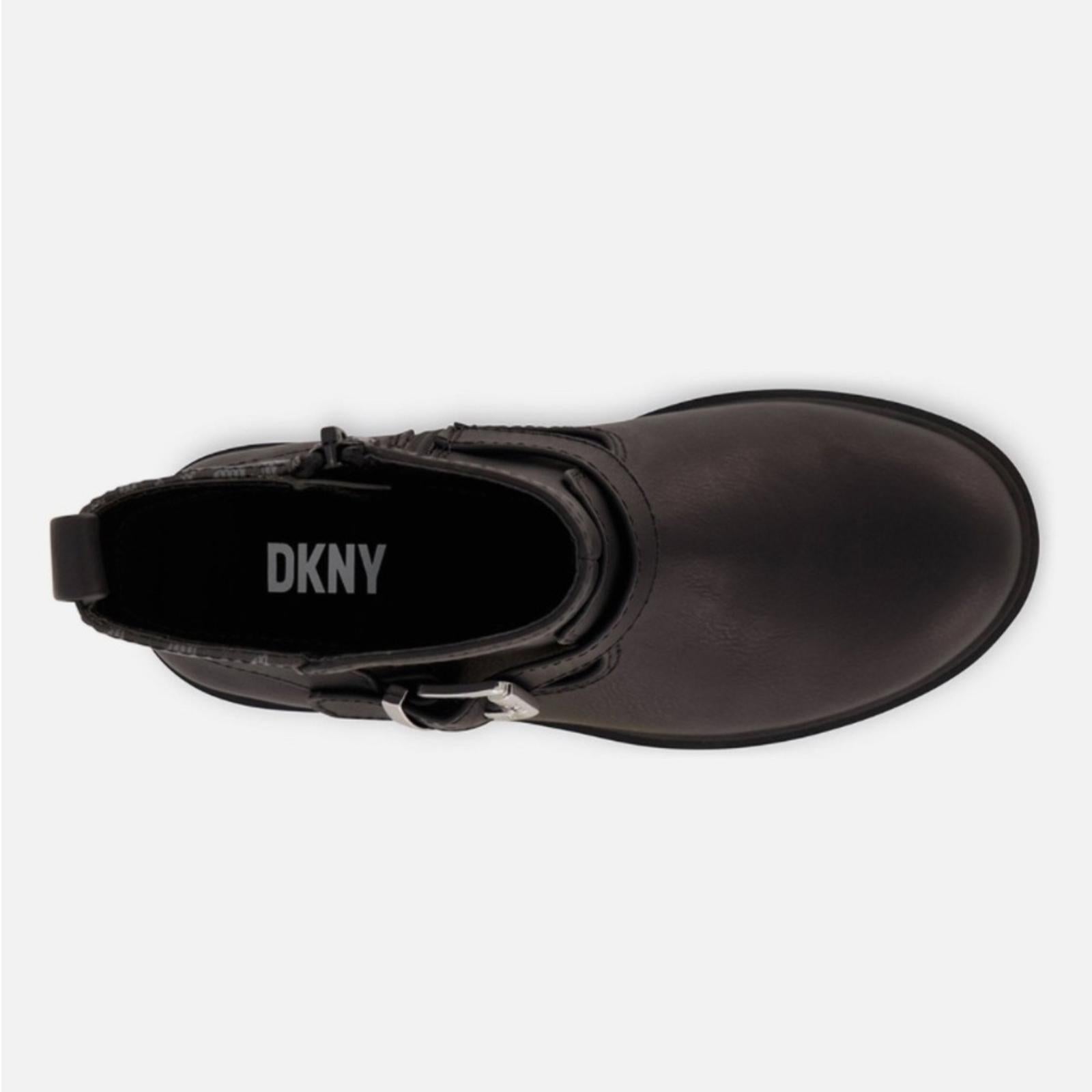 NEW DKNY Big Girls Riding Boots, Black Size 5 New in Box