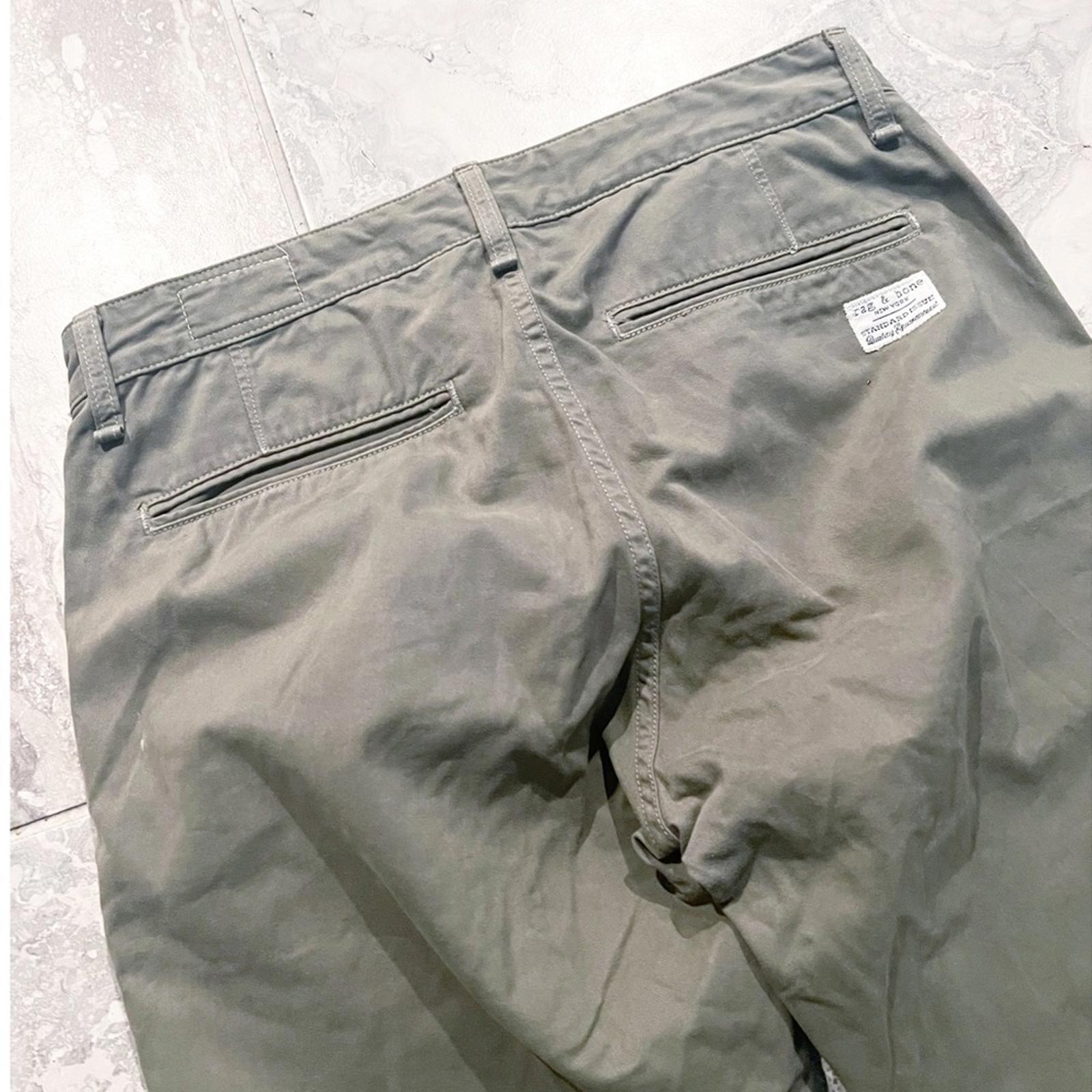 Rag & Bone Standard Issue Chino Twill Pants, Army Size 31 Retail $225
