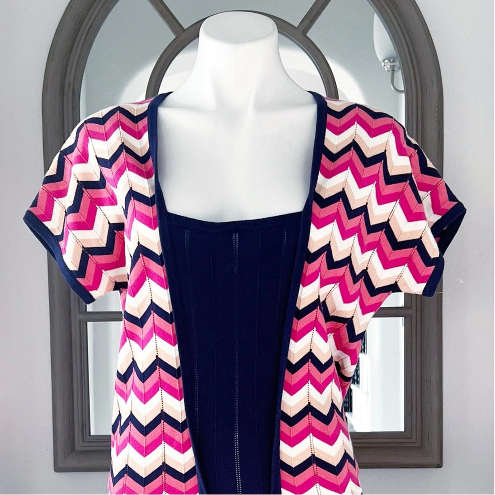 Trina Turk Knit Dress w/Chevron Pattern, Size 10 EXCELLENT!